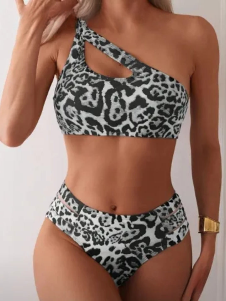 Biquíni Um Ombro Só Praia do Luz – 2 Peças