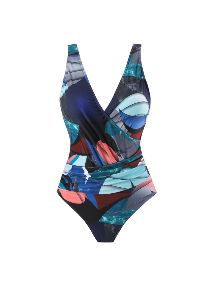 Maiô Modelador Azul-marinho com Saída de Praia Oceano Noturno 3