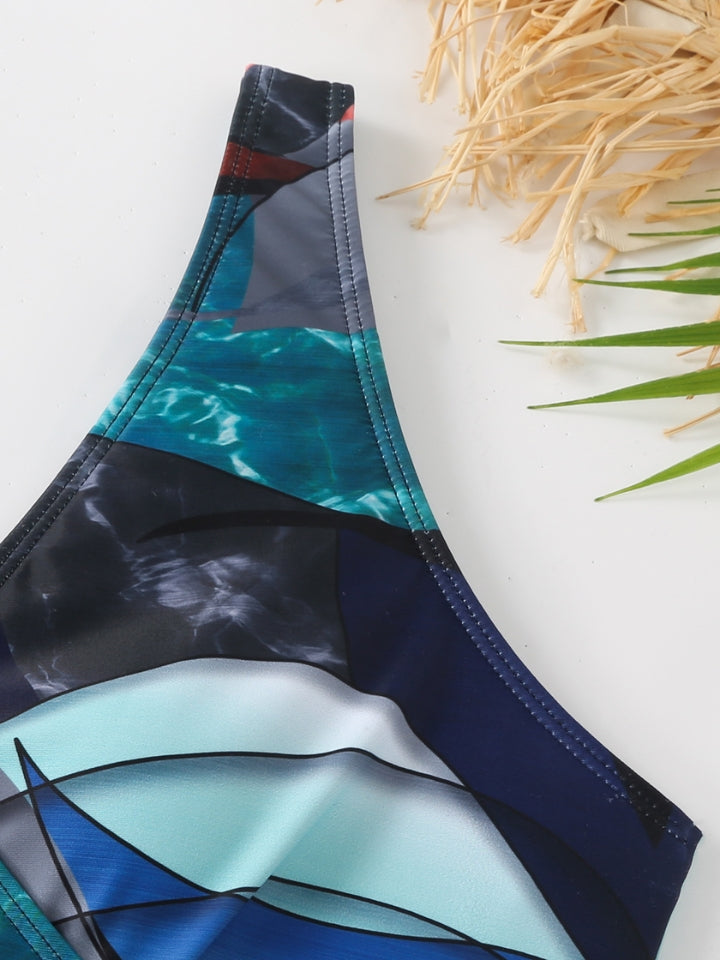 Maiô Modelador Azul-marinho com Saída de Praia Oceano Noturno 5