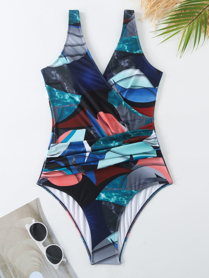 Maiô Modelador Azul-marinho com Saída de Praia Oceano Noturno 6