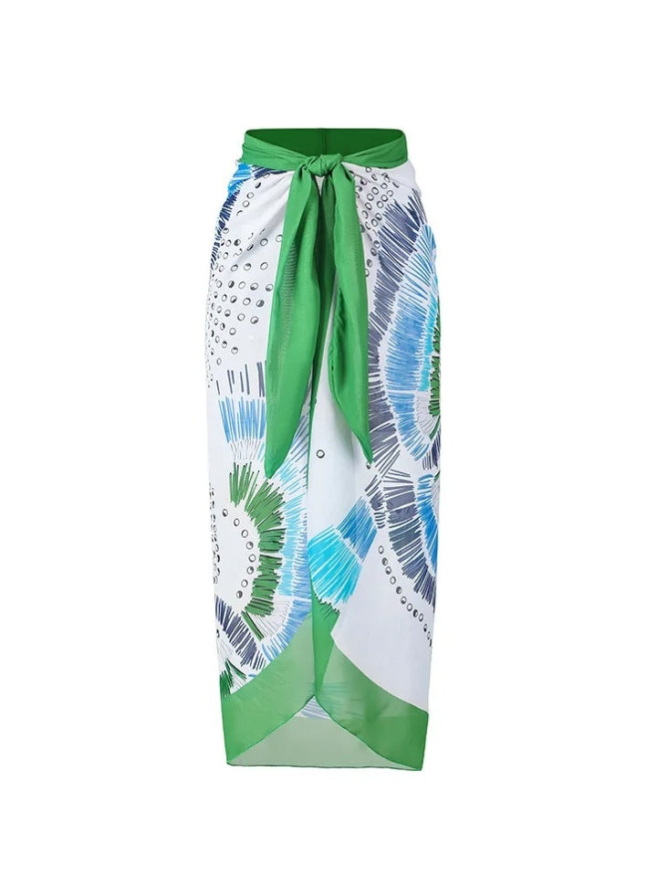 Saída de Praia Pareô Verde Modelador com Saída de Praia Évora Morena Cor de Jambo