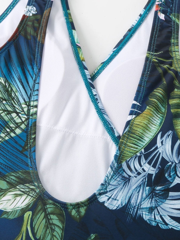 Maiô Modelador Azul com Saída de Praia Bleu Paradis 5