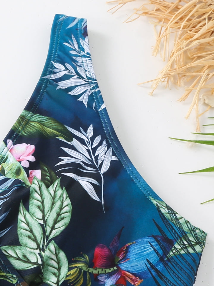 Maiô Modelador Azul com Saída de Praia Bleu Paradis 7