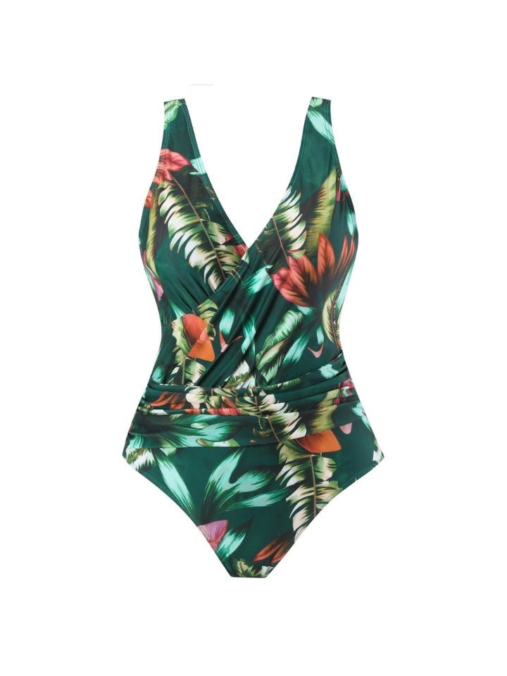 Maiô Modelador Verde com Saída de Praia Jardim Secreto 2