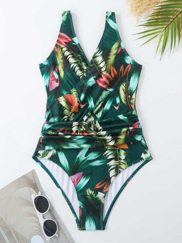 Maiô Modelador Verde com Saída de Praia Jardim Secreto 4