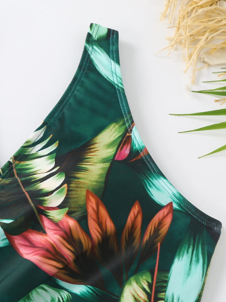 Maiô Modelador Verde com Saída de Praia Jardim Secreto 5