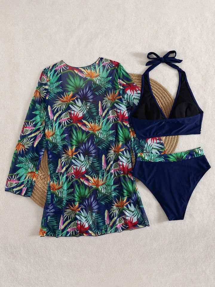 Biquíni com Saída de Praia Sol d’Oceano - 3 Peças